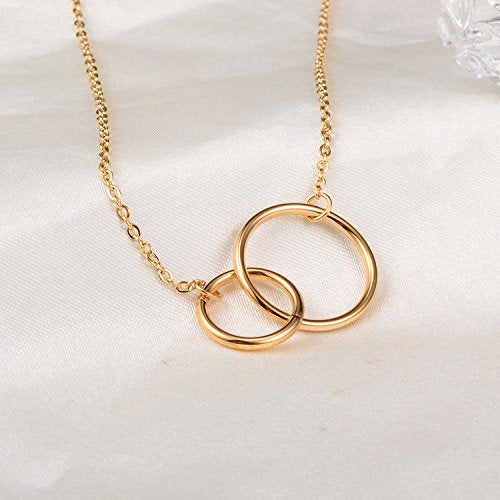 [Australia] - Jude Jewelers Stainless Steel Karma Charm Necklace Gold 