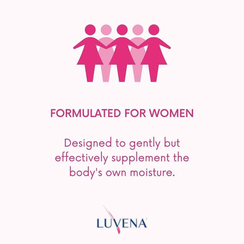 [Australia] - Luvena Moisturizer - Vaginal Moisturizer & Menopause Support for Women - Feminine Intimate Dryness, Redness, Irritation, Burning Symptom Relief - Water Based, Paraben & Glycerin Free - (2 Pack) 6 Count (Pack of 2) 
