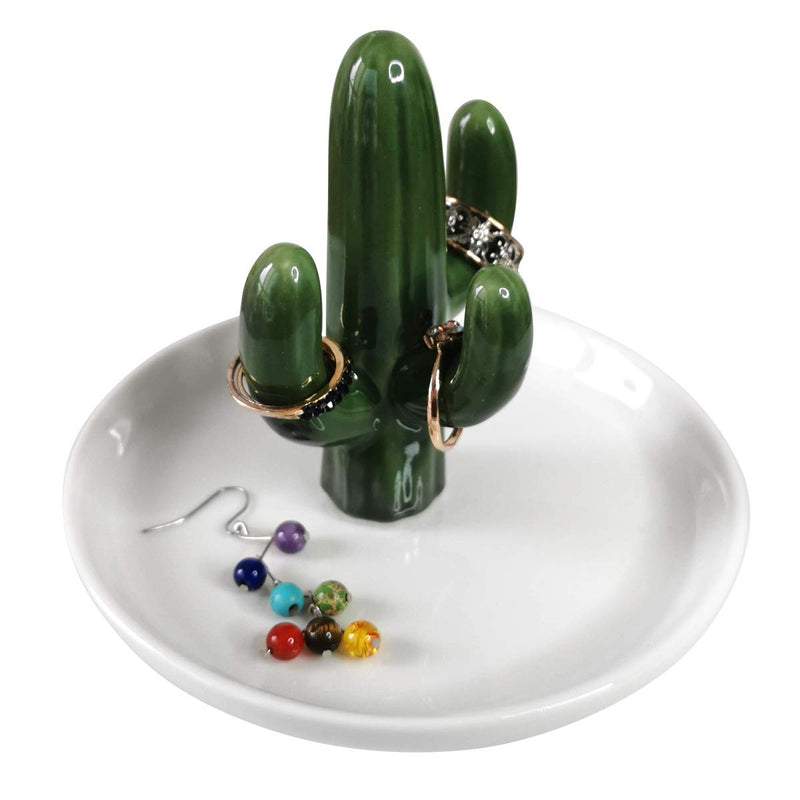 [Australia] - AUTOARK Cactus Ring Holder Jewelry Tray,Desktop Jewelry Display Organizer,Office & Home Decor,Wedding Birthday,AJ-205 