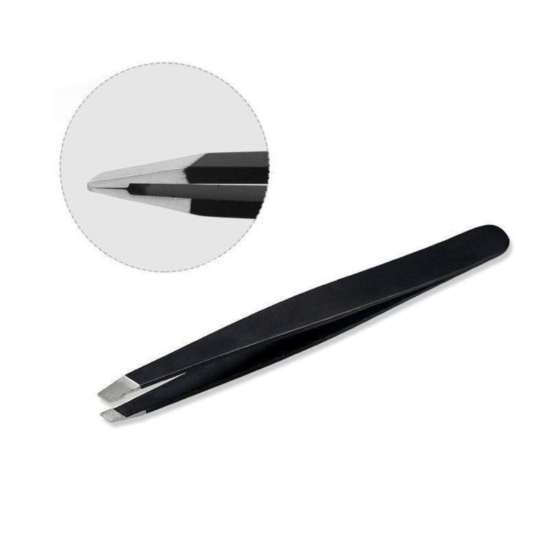 [Australia] - New Slant Tweezers -Professional Stainless Steel Slant Tip Tweezer Eye Brow Clips- Makeup Tool the Best Precision Eyebrow Tweezers For Ingrown Hair Daily Beauty Routine 