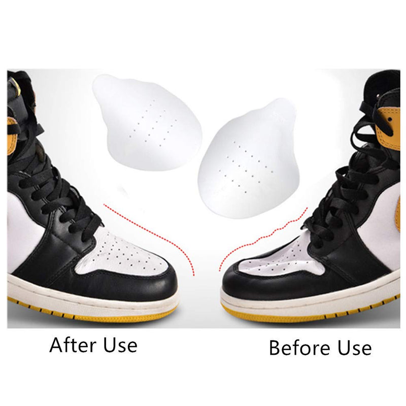 [Australia] - EVA Anti-wrinkle Shoes Crease Protector Toebox Decreaser Comfortable Prevent Shoes Crease Indentation Small (Children's 4-7, Women's 5-10 US) White 