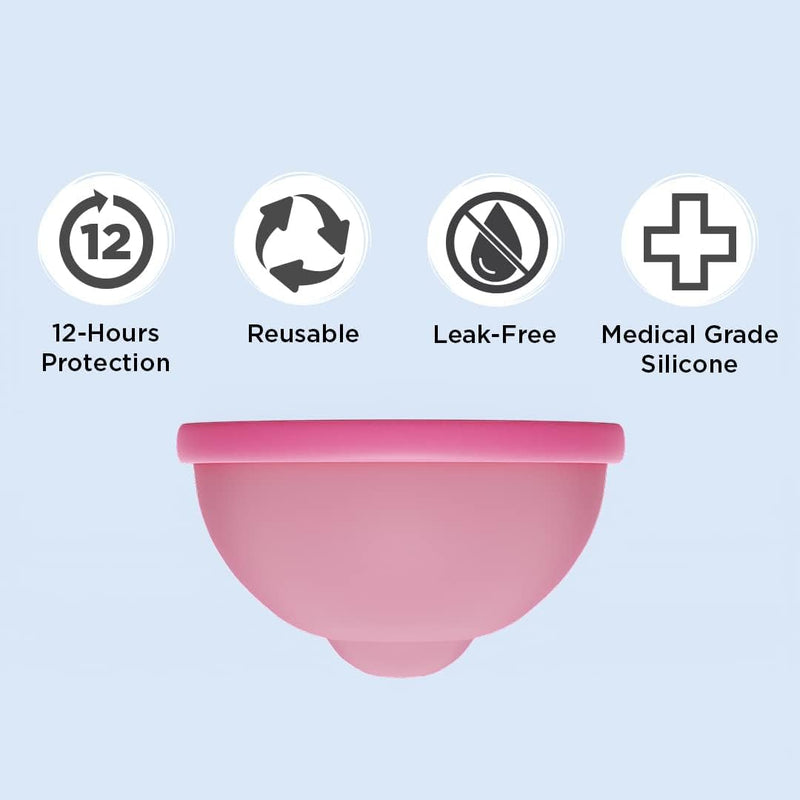 [Australia] - Pee Safe Reusable Menstrual Disc | 1 Reusable Menstrual Disc + 1 Spandex Storage Pouch | Capacity of 55 ml | Made of Medical Grade Silicone 