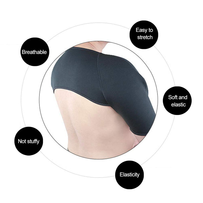 [Australia] - Shoulder rest for men and women, support for shoulder compression. Breathable sports shoulder pad. Warm, elastic shoulder protection for personal hygiene(M) M 