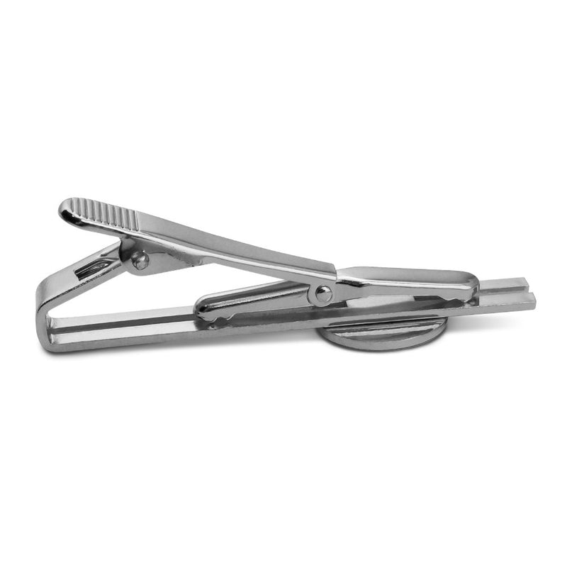 [Australia] - GRAPHICS & MORE Lord of The Rings Tree of Gondor Round Tie Bar Clip Clasp Tack Silver Color Plated 