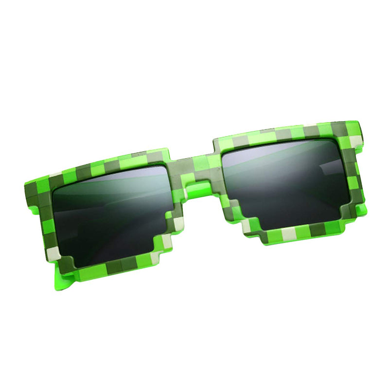 [Australia] - kilofly 4pc 8-Bit Pixel UV Protect Gamer Sunglasses Adult Kids Party Favors 