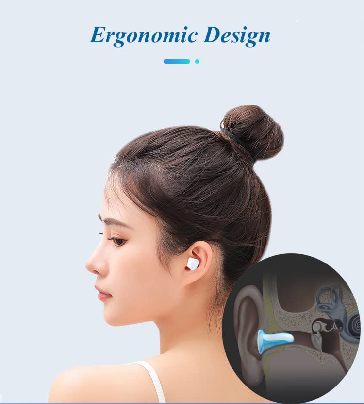 [Australia] - 5 Pairs Soft Ear Plugs for Sleep Reusable Noise Cancelling Earplugs for Sleeping Shooting Airplanes Concerts Mowing (Blue+Green) Blue+green 