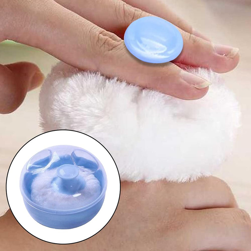 [Australia] - Baby Powder Puff Case Talcum Powder Puff Container Box Puff Sponge Case for Baby Infant Newborn 