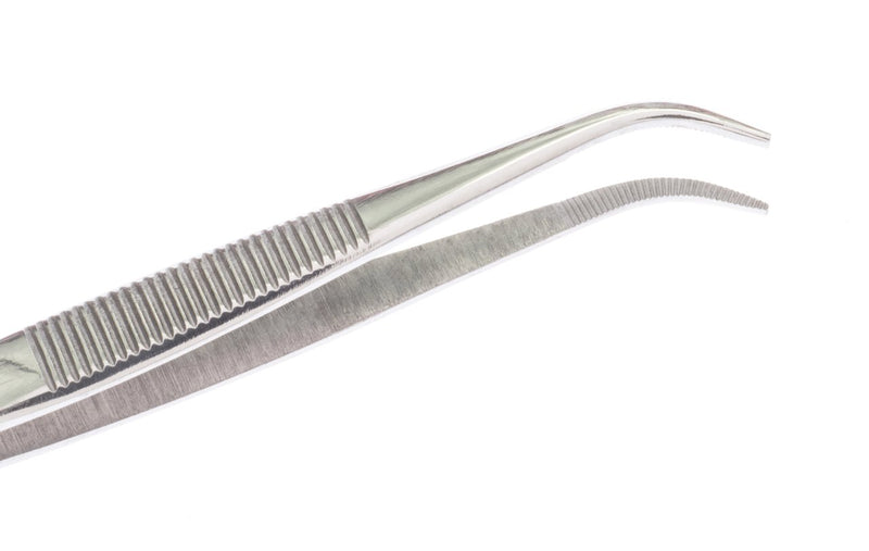 [Australia] - SE 3.5" Stainless Steel Curved Splinter Tweezers - 517TW 