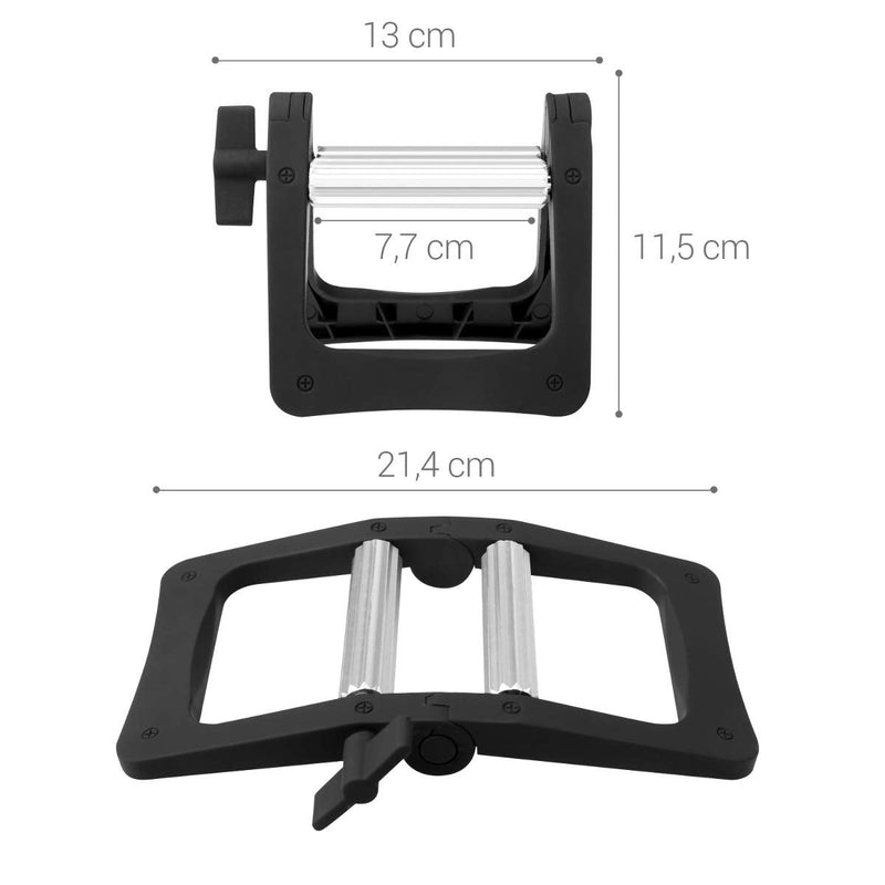 [Australia] - kwmobile Plastic Toothpaste Tube Squeezer - Large Multifunctional Tube Wringer Roller Dispenser for Hair Colour Dye Paint Tubes Hand Cream Cosmetics 