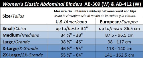 [Australia] - GABRIALLA Women's Breathable Abdominal/Back Support Binder/Wrap, Post-Partum, C-Section and Surgery Recovery, Body-Shaping Effect, Made in USA. 