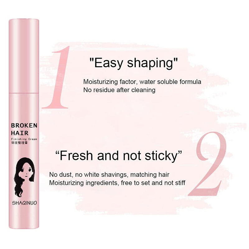 [Australia] - Hair Feel Stick, 2-Pack Hair Feel Finishing Stick, Hair Finishing Stick, Broken Hair Finishing Cream, Hair Styling Wax Stick, Hair Mascara Styling Gel Refreshing Not Greasy Fixing Bangs Stereotypes 