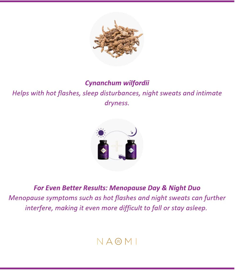 [Australia] - NAOMI Harmony - Menopause Relief, Balance Hormones, Natural Support for Hot Flashes - Menopause Supplements for Women - 30 Veggie Menopause Support Capsules 