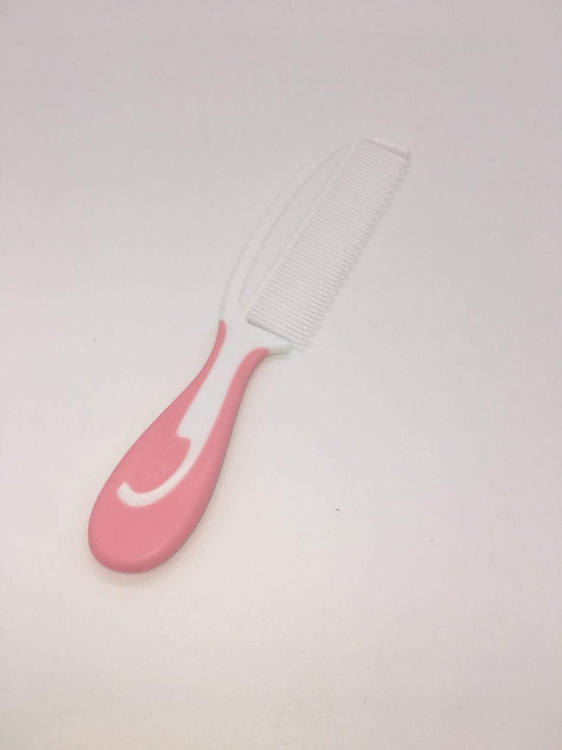 [Australia] - Little Angel Baby Brush and Comb Set,Super Soft Brush for Newborns and Toddlers,Pink 
