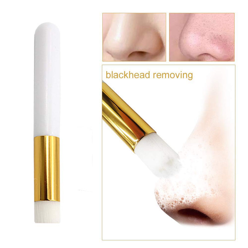 [Australia] - Eyelash Cleaning Brush Makeup Brushes Extension Eyelash Lash Peel Off Nose Blackhead Cosmetic Brush Remover Clean Washing Cleanser Soft Whitehead Tools Makeup Brush (8pcs White) 