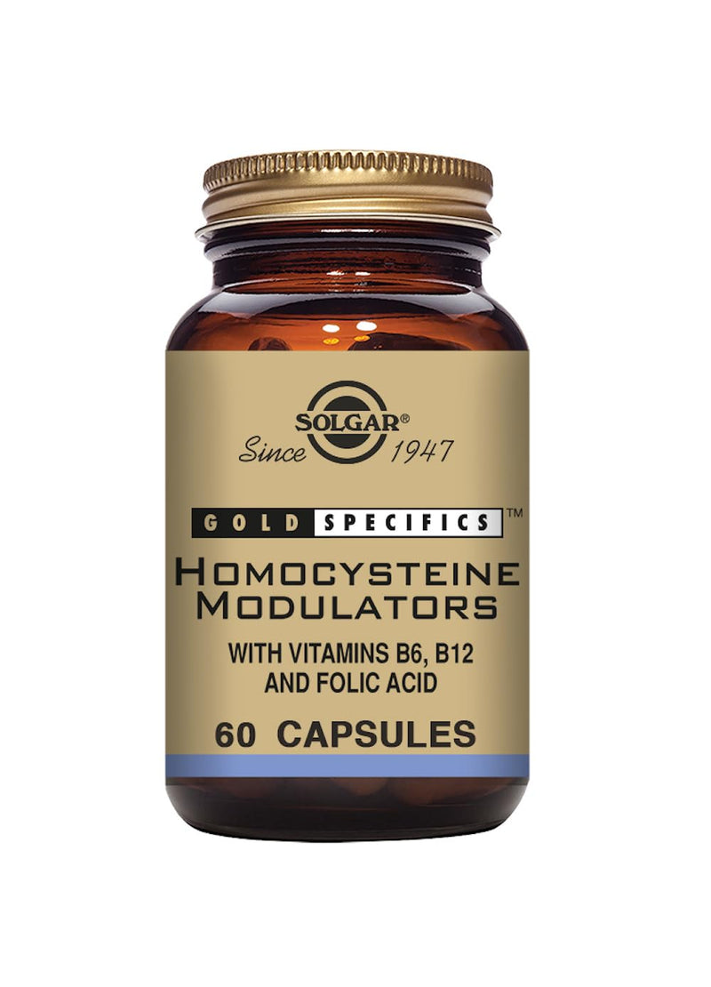 [Australia] - Solgar Gold Specifics Homocysteine Modulators Vegetable Capsules - Pack of 60 - Based on Nutritional Science - Immunity and Heart Support - Vegan and Gluten Free 