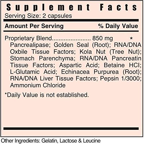 [Australia] - Systemic Formulas Bio Function #17 D Digest 60 Capsules. Helps Digestion of Heavy Meals and Absorption of Nutrients. 