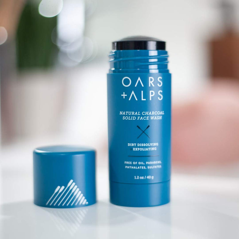 [Australia] - Oars + Alps Natural Skin Care Kit, Gift Set Including Face Wash, Eye Roller, and Moisturizer, Vegan and Gluten Free 