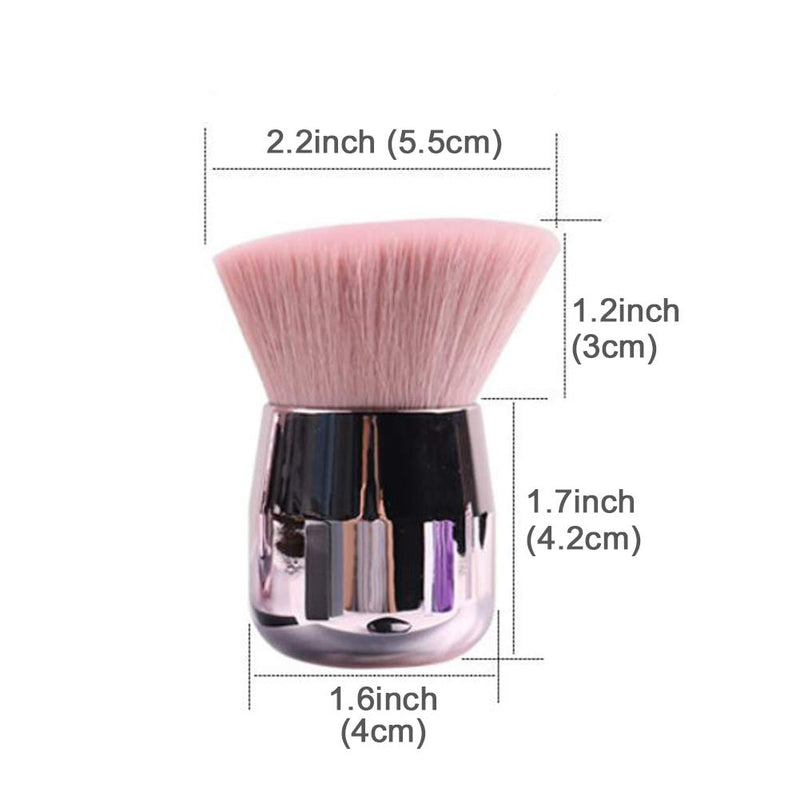 [Australia] - JOSALINAS Kabuki Foundation Makeup Brushes Flat Top for Face Blusher Liquid Powder Blend and Contour Tool and Mineral BB Cream, Flat 