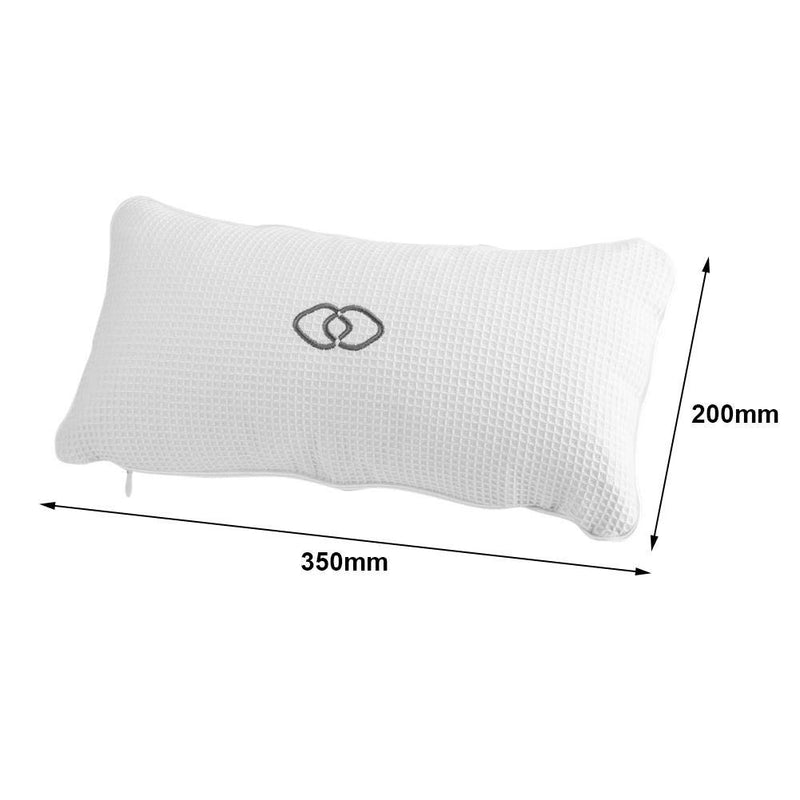 [Australia] - Beennex Bath Pillow - Non-Slip Bathtub Spa Pillow Bath Cushion with Suction Cups Head Neck Support 