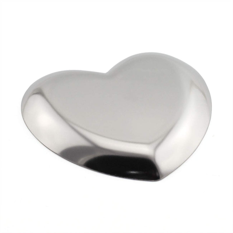 [Australia] - JCBIZ 1 Piece Silver Luxurious Metal Storage Tray Heart Shaped Jewelry Display Tray Home Decoration Serving Plate Craft for Table Organizer 