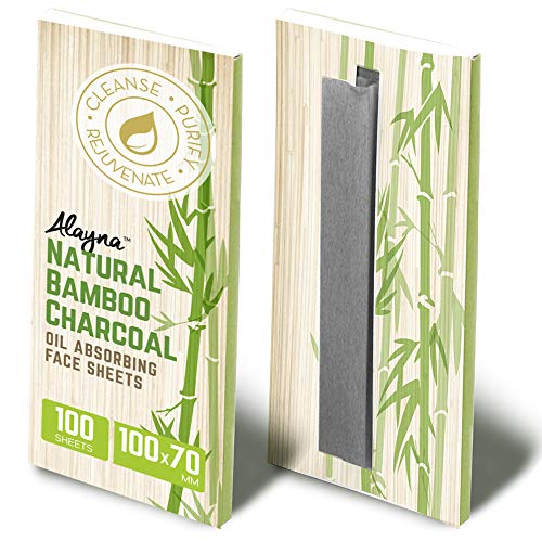 [Australia] - (3 PK) Oil Blotting Sheets- Natural Bamboo Charcoal Oil Absorbing Tissues- 300 Pcs Organic Blotting Paper- Beauty Blotters for the Face- Papers Remove Excess Shine- For Facial Make Up & Skin Care 