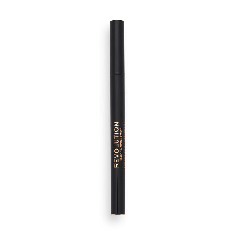 [Australia] - Makeup Revolution, Hair Stroke Eyebrow Pen, Dark Brown, 0.5ml 1 Count (Pack of 1) 