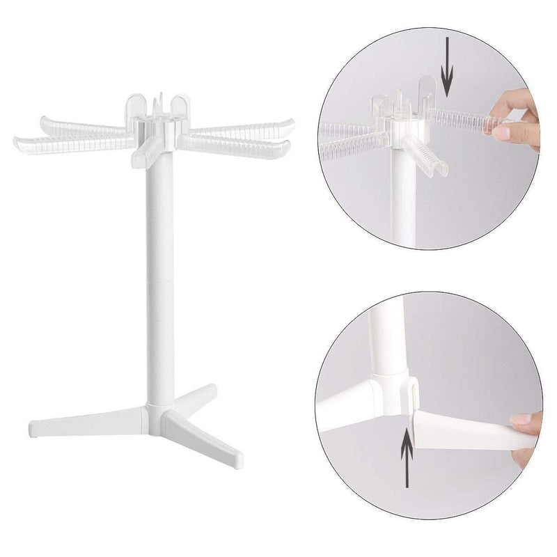 [Australia] - Yookay Demountable Pasta Drying Rack Spaghetti Dryer Stand Noodles Drying Holder Hanging Rack Demountable Pasta Dryer 