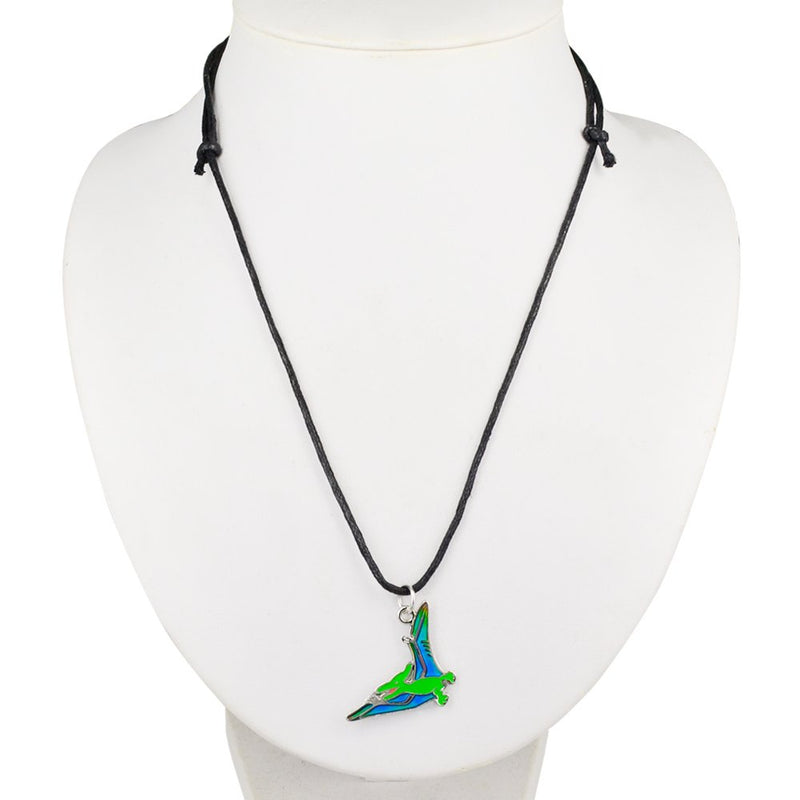 [Australia] - Fun Jewels Cool Pterodactylus Dinosaur Pendant Color Change Mood Necklace For Boys Girls Animal Jewelry 