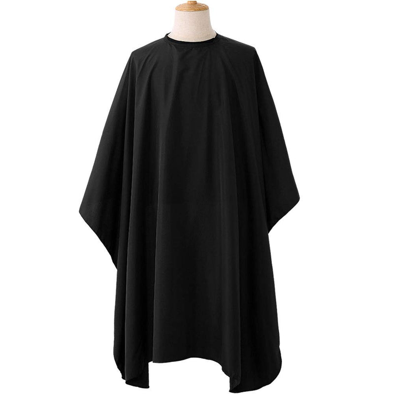 [Australia] - Borogo Professional Salon Cape with Snap Closure Hair Salon Cutting Cape Barber Hairdressing Cape and Neck Duster Brush - 59" x 51" Salon Cape Kit 