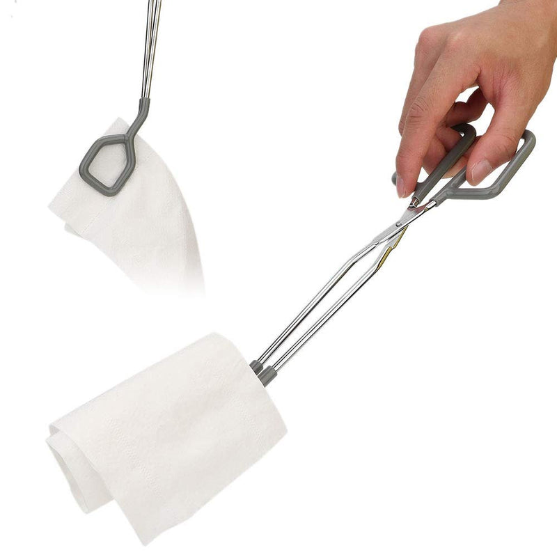 [Australia] - Healthman Toilet Paper Tongs,Toilet Aid for Self-Wiping, Bottom Wiper Aids for Pregnant Women Self-Wipe Hygiene Assistance Tool for Elderly (12inch) 12inch 