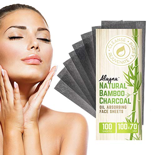 [Australia] - (3 PK) Oil Blotting Sheets- Natural Bamboo Charcoal Oil Absorbing Tissues- 300 Pcs Organic Blotting Paper- Beauty Blotters for the Face- Papers Remove Excess Shine- For Facial Make Up & Skin Care 