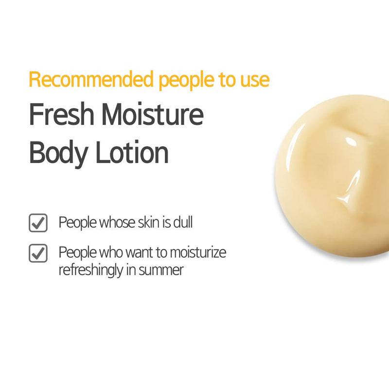 [Australia] - ILLIYOON Fresh Moisture Body Lotion 350ml | High Moisturizing Effect For Damaged and Rough Skin | Korean Skin & Body 