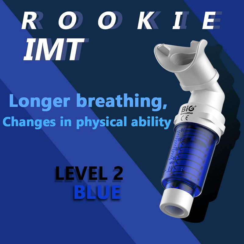 [Australia] - Big breathe IMT - Middle (Blue),Inspiratory Muscle Trainer 