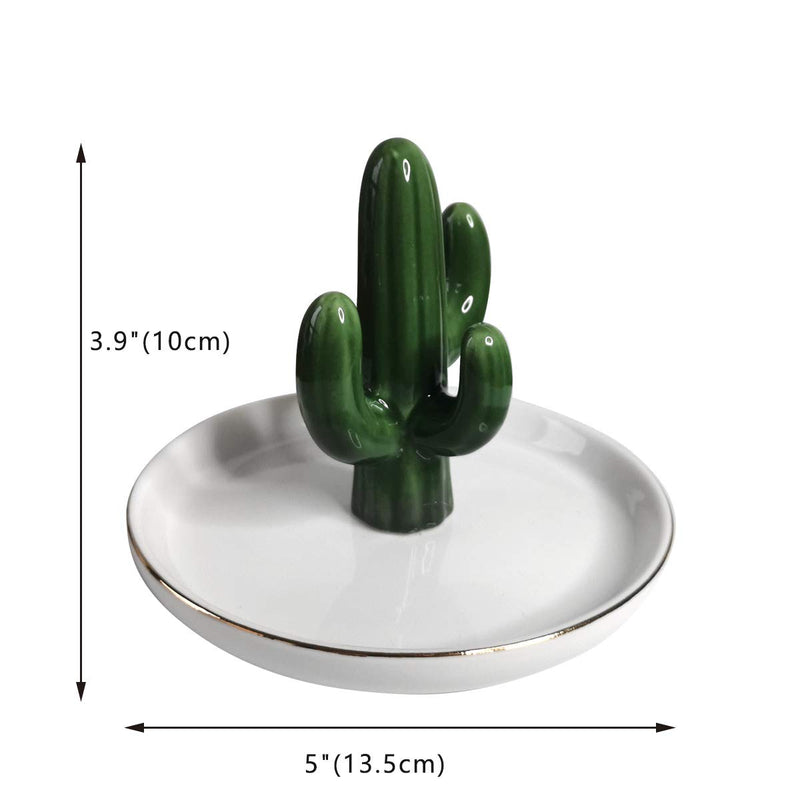 [Australia] - AUTOARK Cactus Ring Holder Jewelry Tray,Desktop Jewelry Display Organizer,Office & Home Decor,Wedding Birthday,AJ-206 