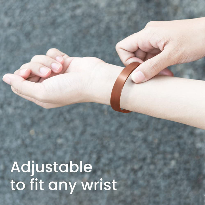 [Australia] - Copper Magnetic Bracelet in Gift Box for Men and Women - Experience The Difference with Pure Copper and 6 Magnets 1 Count (Pack of 1) Plain Copper 