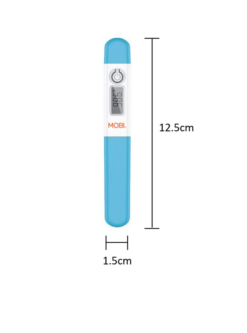 [Australia] - MOBI - Digital Health Thermometer - Oral, Underarm, and Rectal Thermometer for Adults and Children - Thermometer for Fever - Rectum and Armpit Reading for Baby, Children and Adults - 1 Pack 1-Pack 