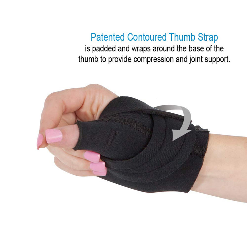 [Australia] - Comfort Cool Thumb CMC Restriction Splint, Left Medium Plus 7-7/8" to 8-1/4" Left Medium 7-1/4” to 8-1/4” 