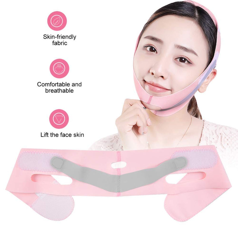 [Australia] - Mavis Laven Face Lifting Slimming Belt, Facial Cheek V Shape Lift Up Thin Mask Strap Face Line Smooth Breathable Double Chin Reduce Bandage for Men and Women 