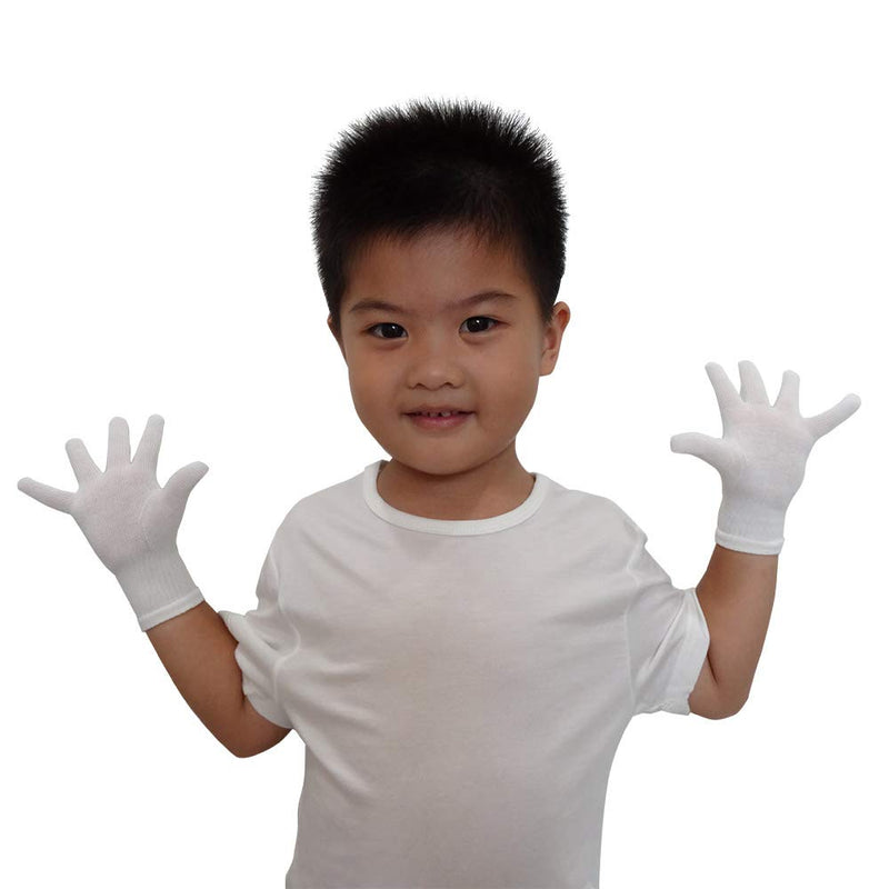 [Australia] - Edenswear Zinc-Infused Gloves for Children with Eczema - Wet Wrap Therapy (Medium) Medium 