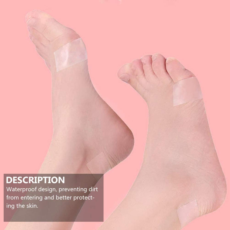 [Australia] - Healifty Heel Stickers Protector Pads High Heel Stickers Tape Cushions Clear Invisible High Heels Tape for Prevention Blister Chafing Friction Anti Abrasion Tape 4pcs 
