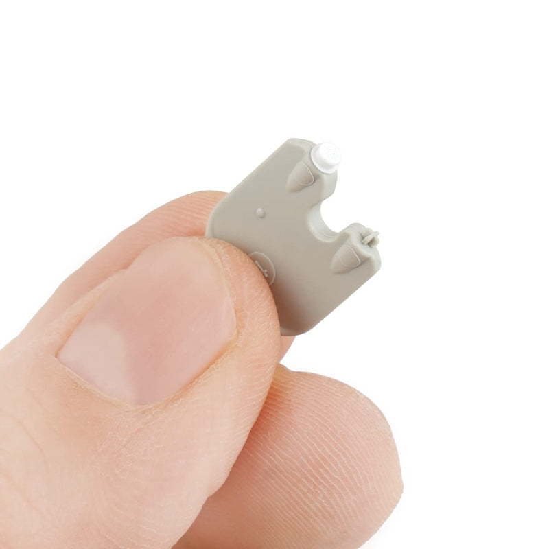 [Australia] - JB White ProWax Hearing Aid Filters for Oticon and Bernafon Speakers, 5x Dispenser Disc with 6 Tools and 6 Filters, Grey (Pack of 30) 