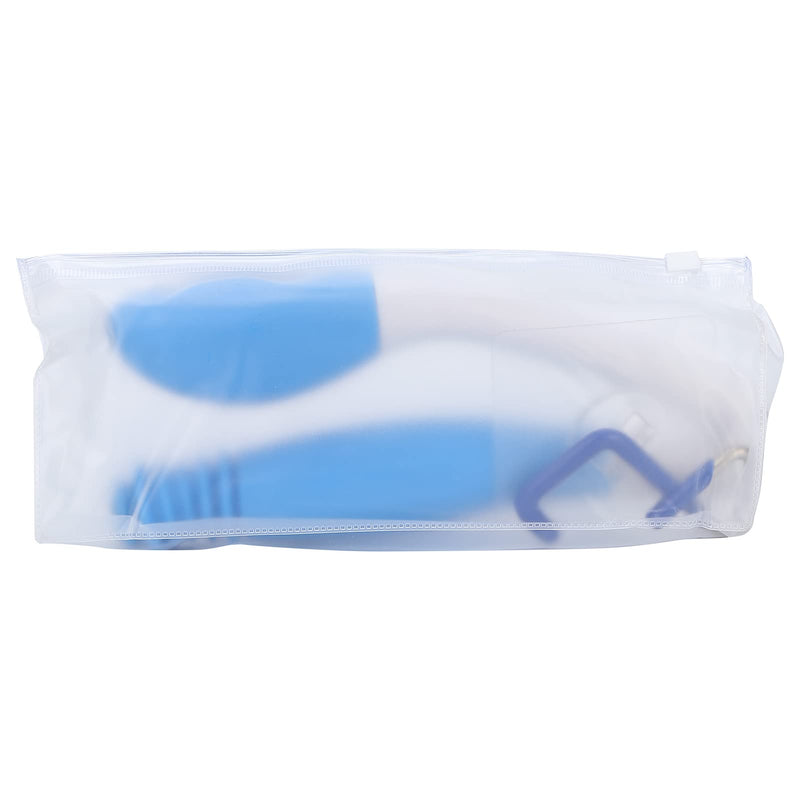 [Australia] - Toilet Tissue Aids Tools,Bottom Wiper, Blue Folding Toilet Aid Wiper Long Reach Comfort Tissue Grip Wiper for Limited Mobility Elderly Pregnant Women 15.7" 