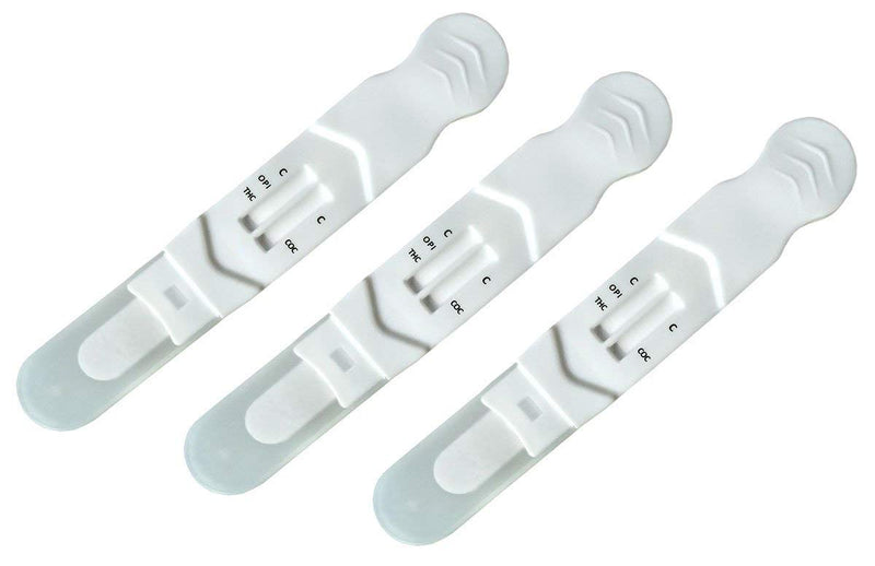 [Australia] - 3 x Saliva Drug Test Kits - 3 Drug Oral Fluid Testing Kit - Tests for Cannabis, Cocaine & Heroin (Opiates) - One Step 3 Count (Pack of 1) 