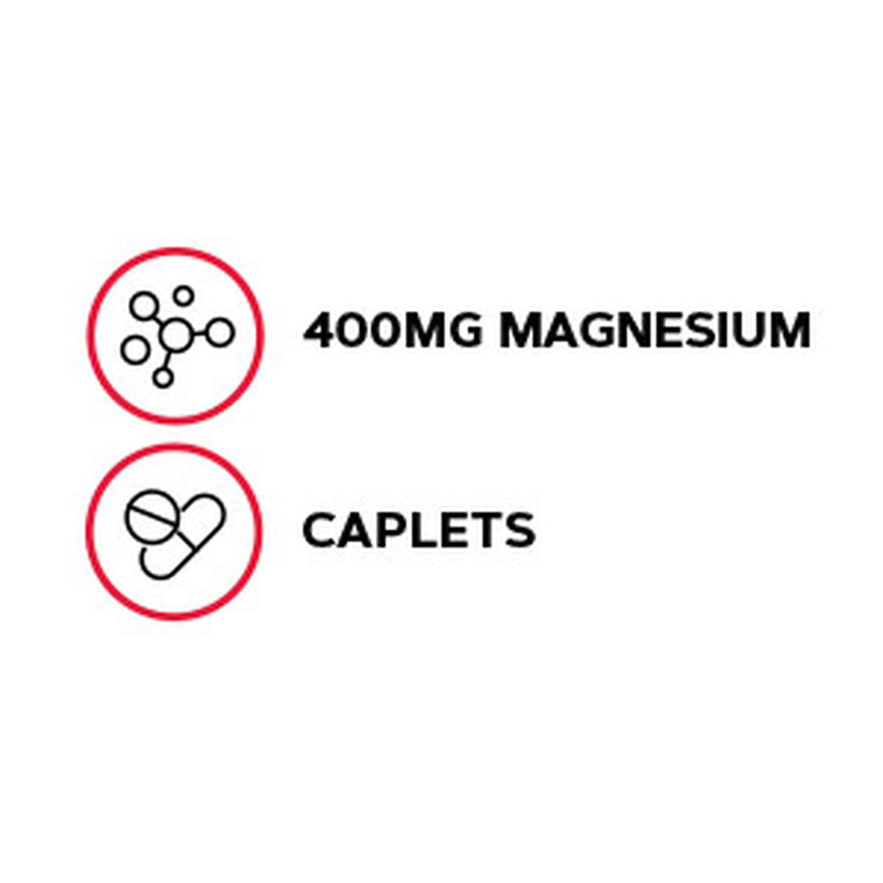 [Australia] - GNC Super Magnesium 400mg, 90 Caplets, Supports Strong Bones and Teeth 