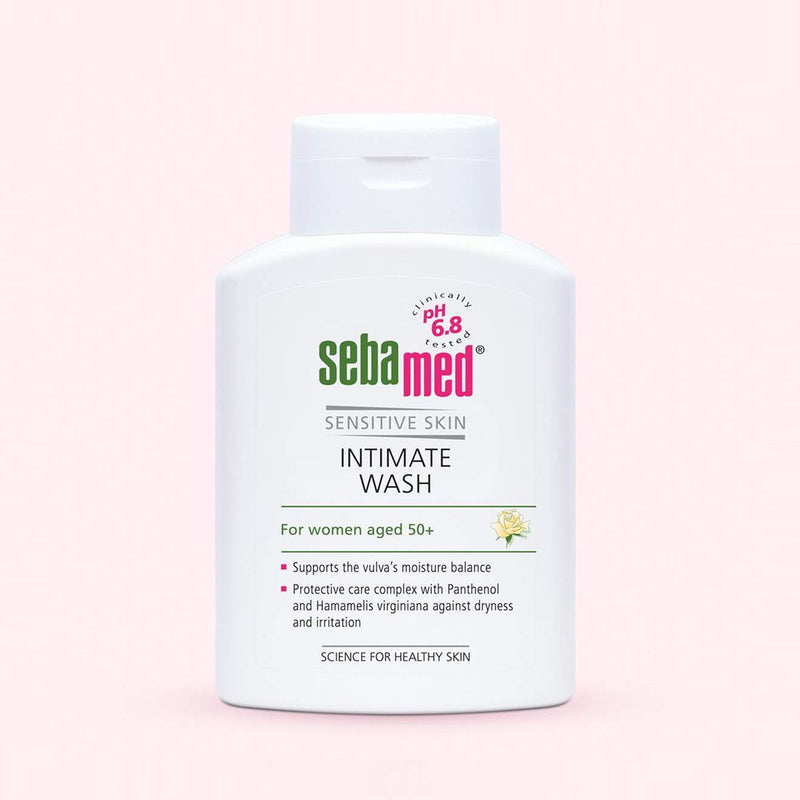 [Australia] - Sebamed Feminine Intimate Wash Menopause pH 6.8 Gentle Hydrating Vaginal Wash Feminine Hygiene Clinically Tested (200mL) 6.76 Fl Oz (Pack of 1) 