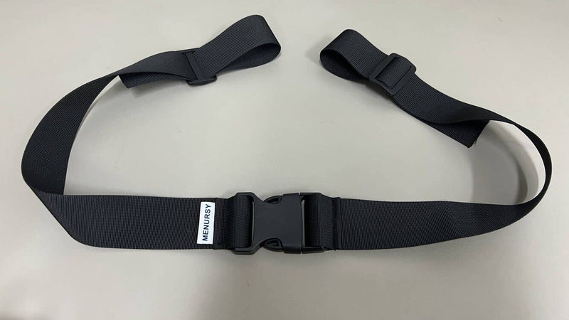[Australia] - Toilet Shower Chair Seat Belt for Elderly, Bath Bench Anti-Slip Waist Buckle Strap for Bedridden Disabled Patient 