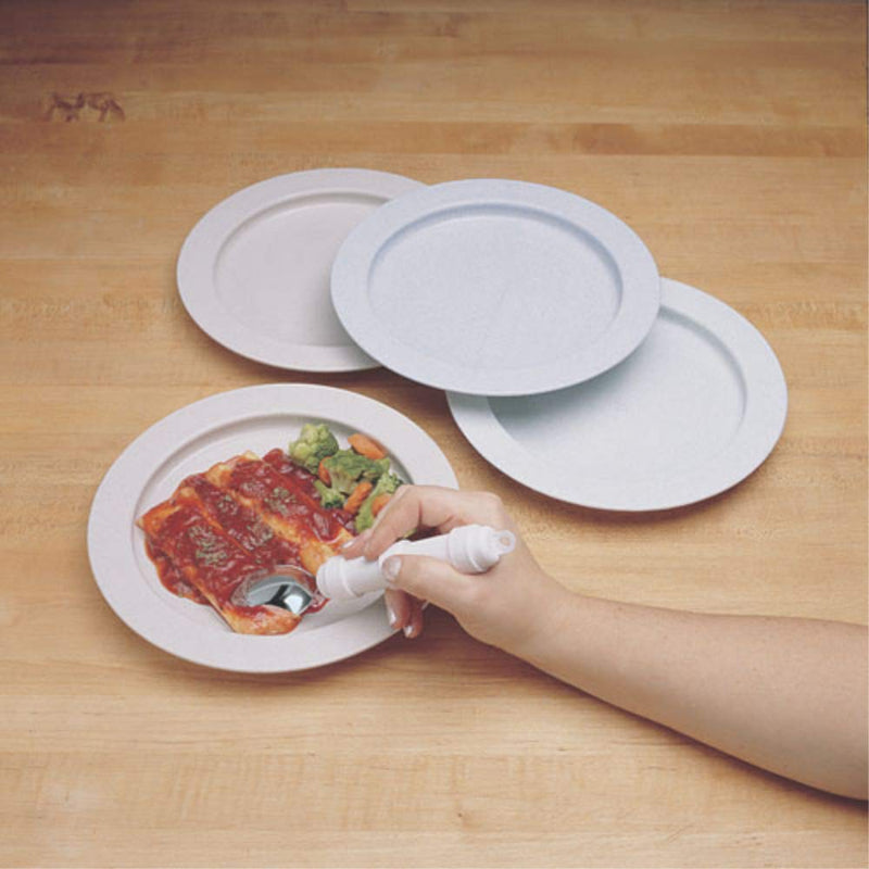 [Australia] - SP Ableware-36751 Maddak Inner-Lip Plate, Red (745310004) Red, Redware 