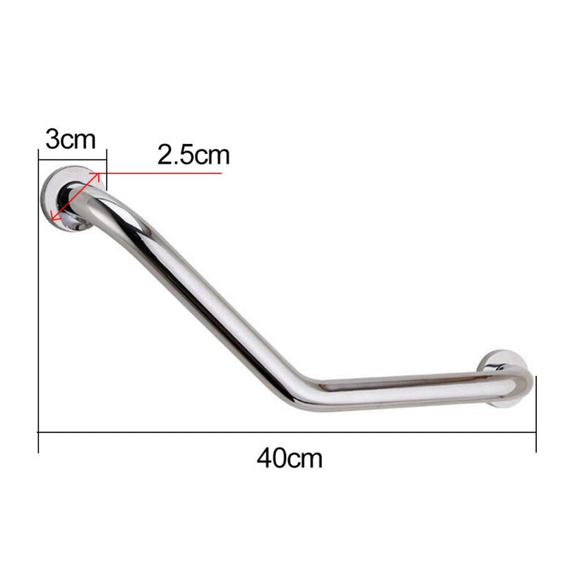 [Australia] - PHOEWON® Stainless Steel Grab Bar Anti-Slip Grab Rail Handle Wall Mounting Towel Rail Bar Handrail Chrome Bathroom Rail for Shower Bath Toilet 