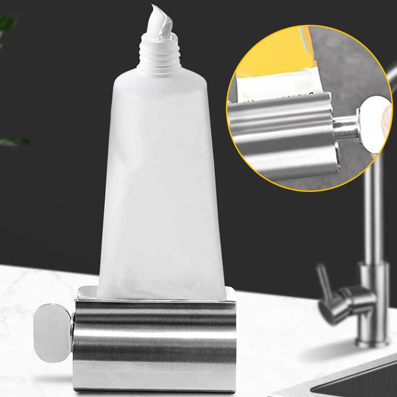 [Australia] - WANGCL 3 Pieces Stainless Steel Tube Squeezer Toothpaste Squeezer Metal Toothpaste Tube Wringer Holder Stand Toothpaste Expressor Squeezer for Bathroom 