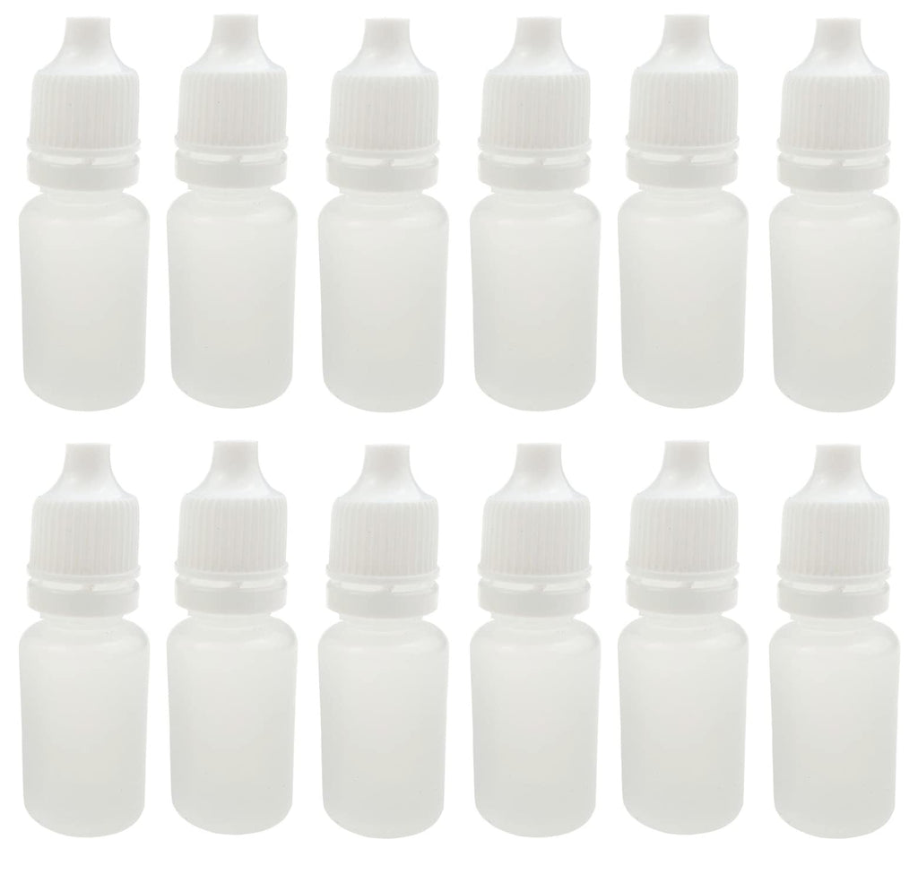 [Australia] - 24 Pcs 50ml Empty Plastic Eye Drops Bottle/Dropper Bottle/Dropping Bottles-with Sealing Ring-Cosmetic Bottles Holder Container-Great for Travel Packaging 